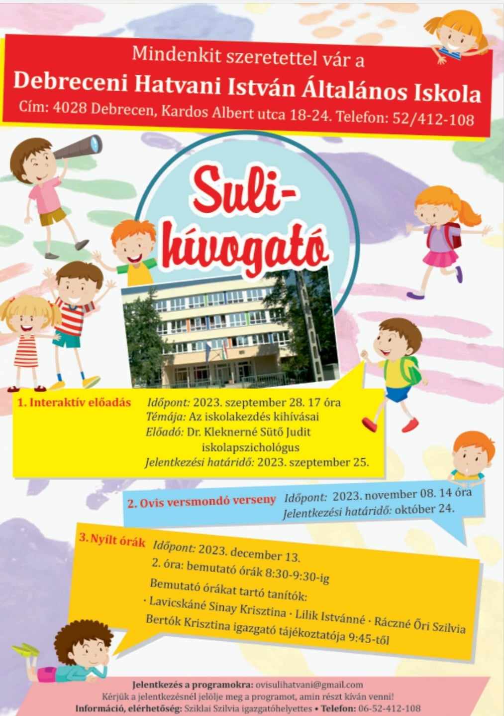 Szerettel várunk minden kedves érdeklődőt programjainkra!
